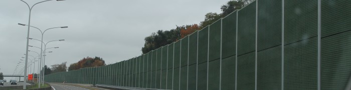 Sound barrier Ecobeton