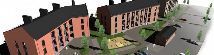 Residential building, 3 block of flats